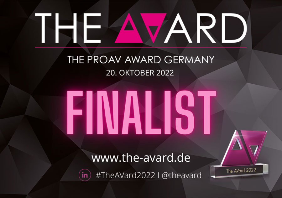 multi-media systeme unter den Top 5 bei The AVard 2022